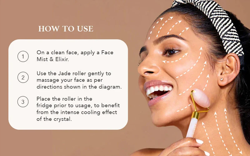 how to jade roller your face