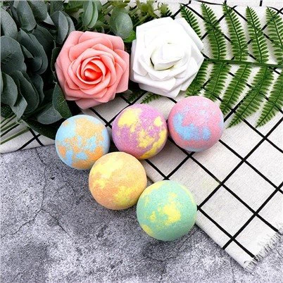 Badebomben in Schüttung