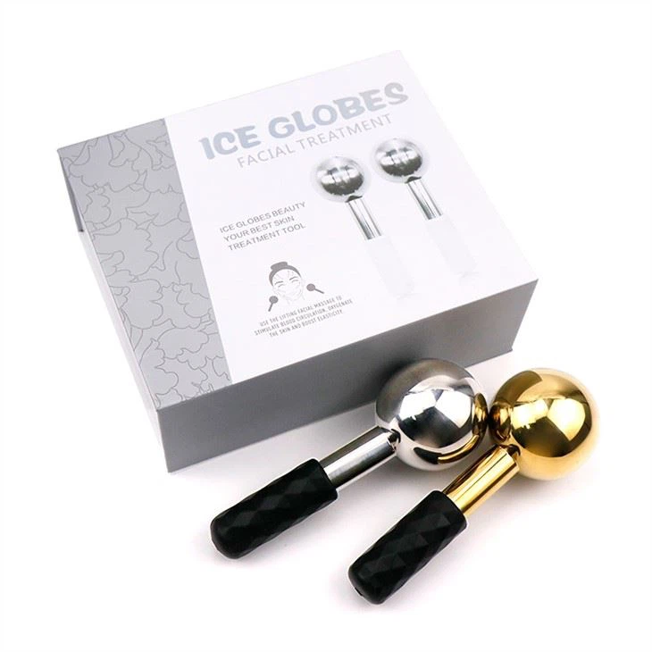 Gesichts-Kryo-Eiskugeln aus Edelstahl