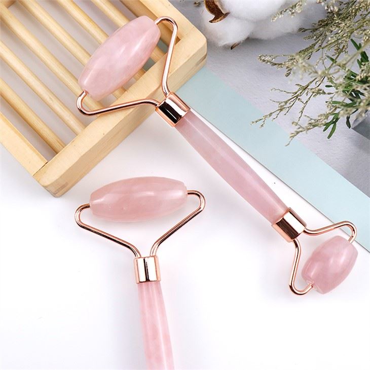 Lösen Sie Stress Pink Jade Roller