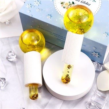 Goldkühlkugel für Gesichtshals -Augenkreis