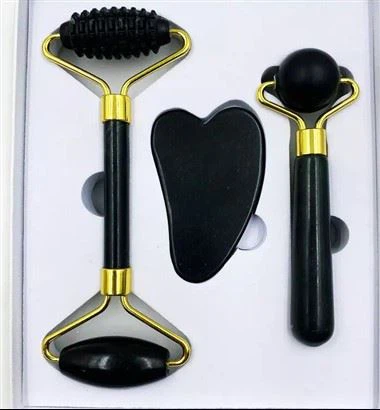 3-in-1-Roller aus natürlicher Jade für Hals und Körper