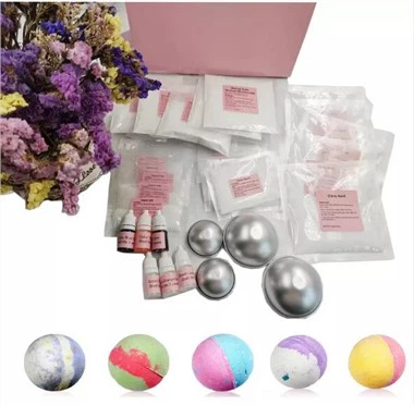 Hausgemachte Badebomben machen Kit