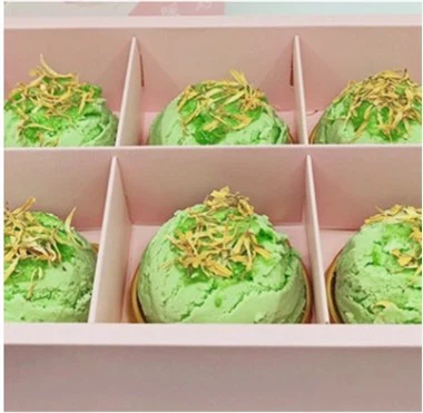 Badebomben im Eis gestylt