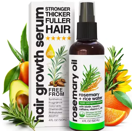 Haarpflege Rosmarinöl und Reiswasser Haarwachstum Spray Serumöl Öl