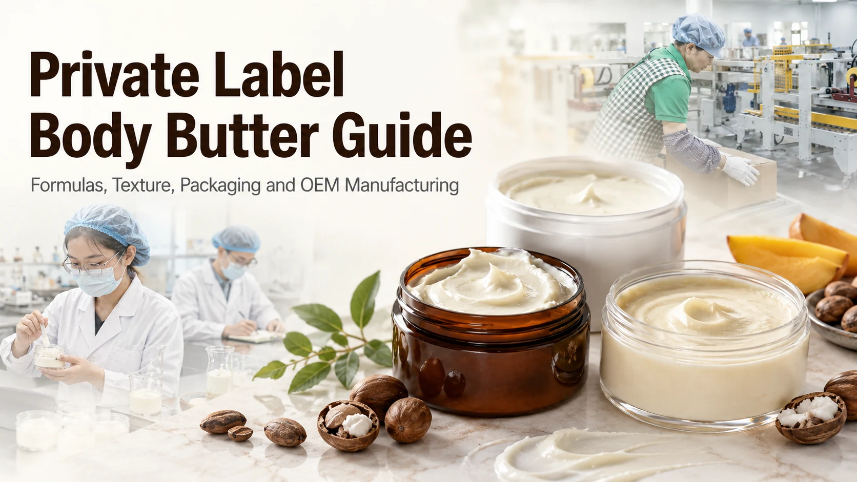 Leitfaden für Private-Label-Körperbutter: Formeln, Textur, Verpackung und OEM...