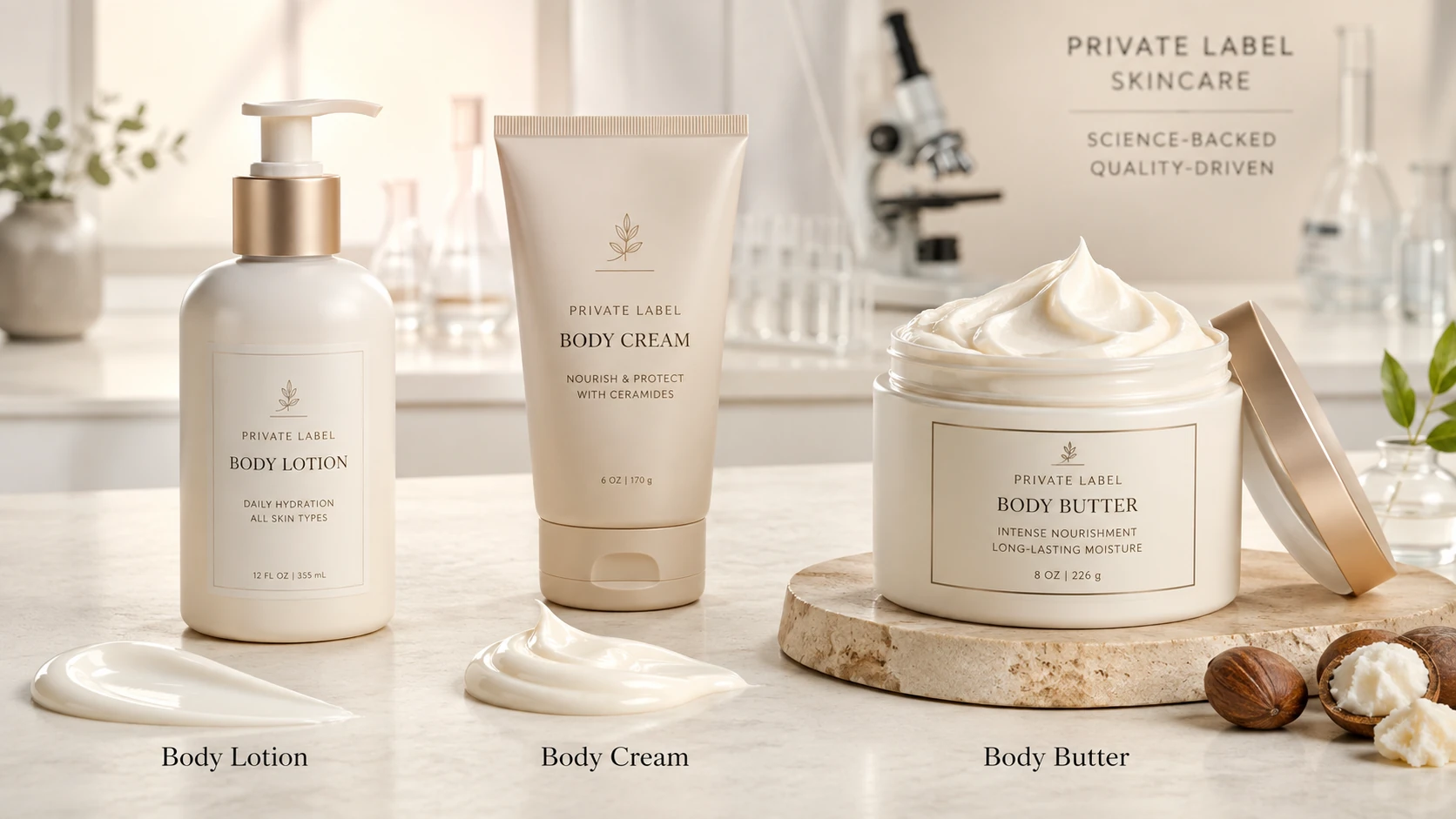 Körperbutter vs. Körperlotion vs. Körpercreme: Für welches Produkt sollte sic...