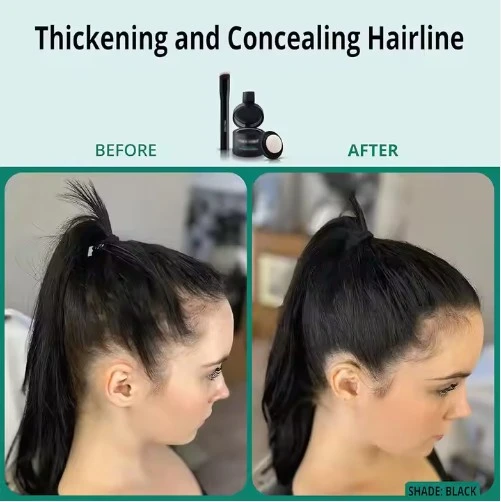 Regrowth Powder Spray Black Treatment Cotton Hair Building Fibers