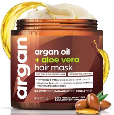 Haarcreme mit Jojobaöl, Aloe Vera und Keratin